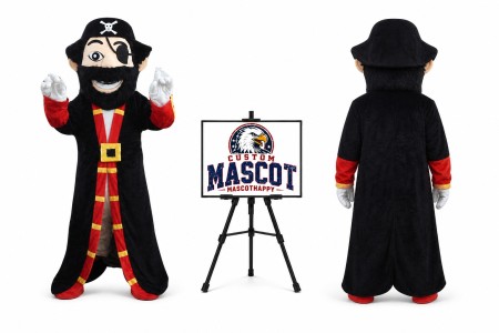 Beard Pirate Captain Mascot Costume for Parties