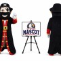 Beard Pirate Captain Mascot Costume for Parties
