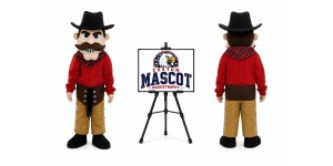 Bearded Man Cowboy Mascot Costume Bearded Man Cowboy Mascot Costume