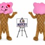 Adult Ice Mascot Costume
