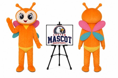 Beautiful Glowworm Mascot Costume