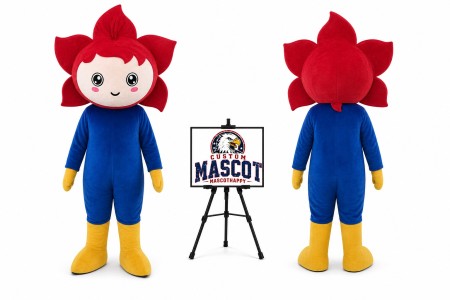 Adult Kapok Flower Mascot Costume