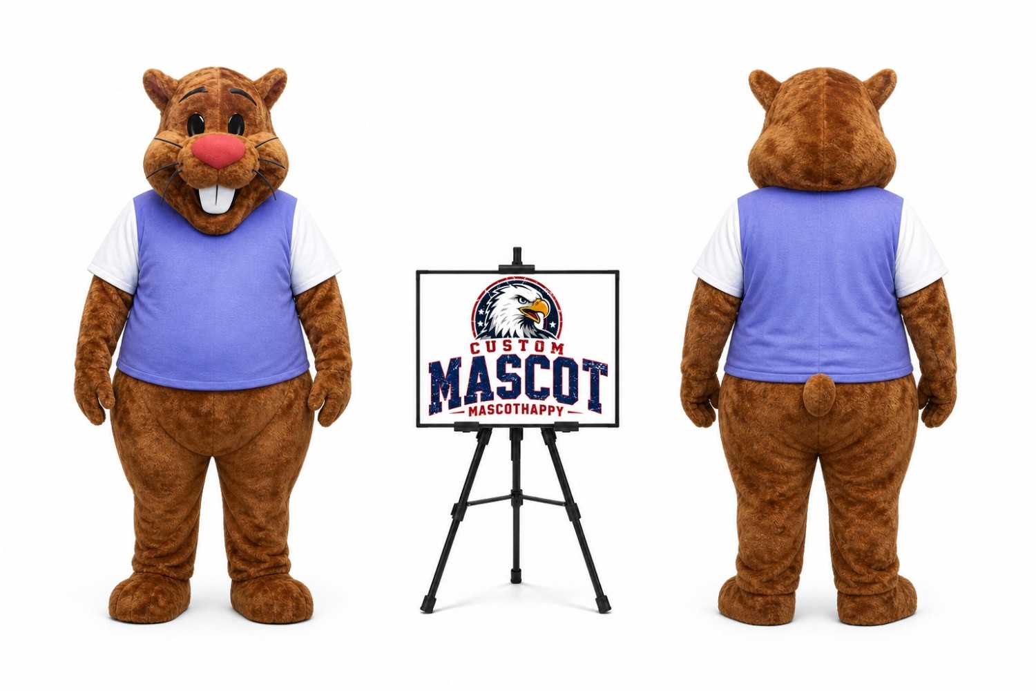Beavers Mascot Costume Beavers Mascot Costume