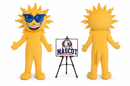 Adult Laughing Sun Mascot Costume