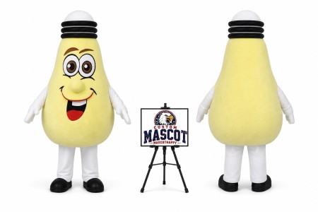 Adult Light Lamp Bulb Mascot Costume