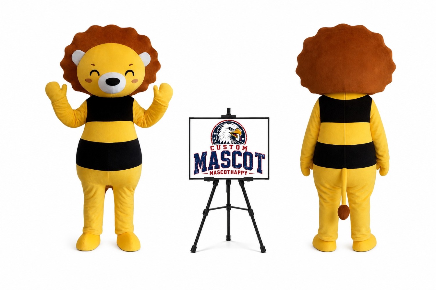 Bee Bear Mascot Costume Bee Bear Mascot Costume