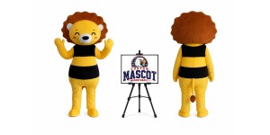 Bee Bear Mascot Costume Bee Bear Mascot Costume