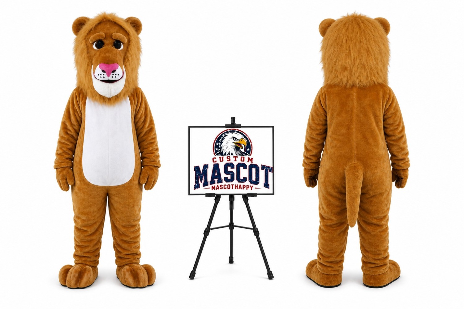 Adult Lion Mascot Costume