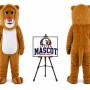 Adult Lion Mascot Costume