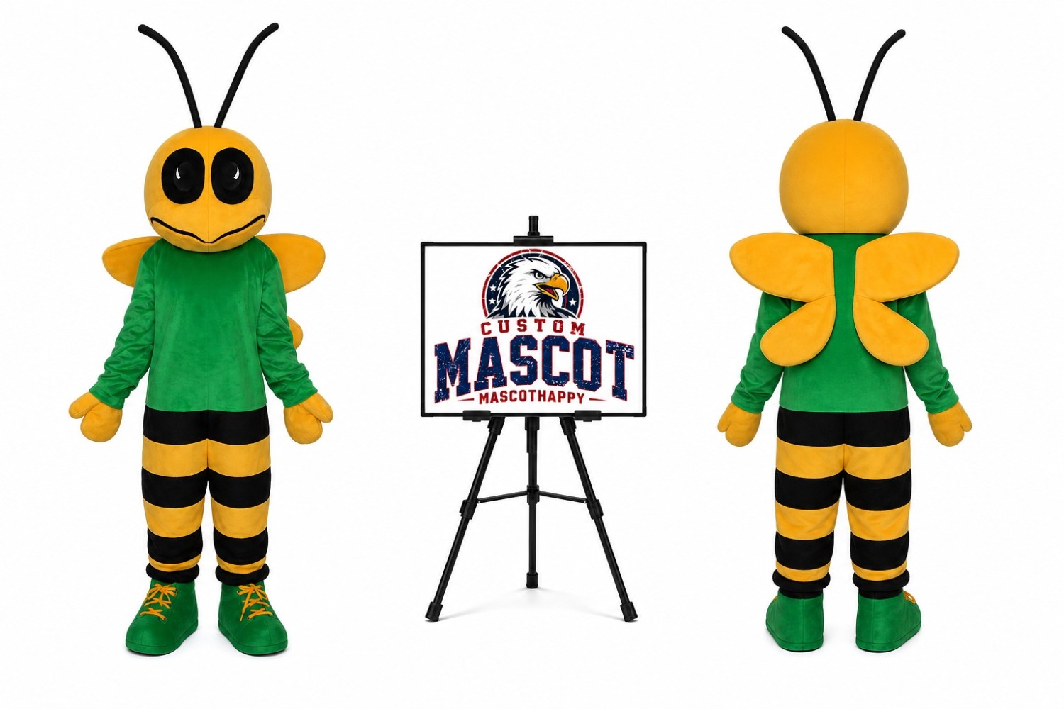 Bee Cartoon Mascot Costume Bee Cartoon Mascot Costume