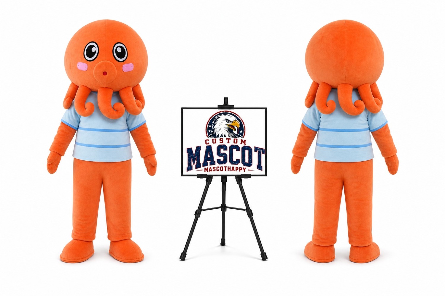 Adult Little Cuttlefish Octopus Mascot Costume Adult Little Cuttlefish Octopus Mascot Costume