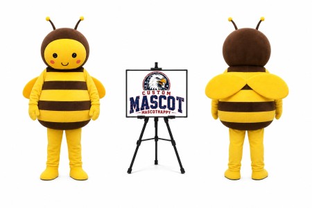 Bee Cartoon Mascot Costume