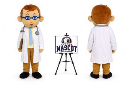 Adult Men Doctor Mascot Costume