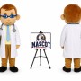 Adult Men Doctor Mascot Costume