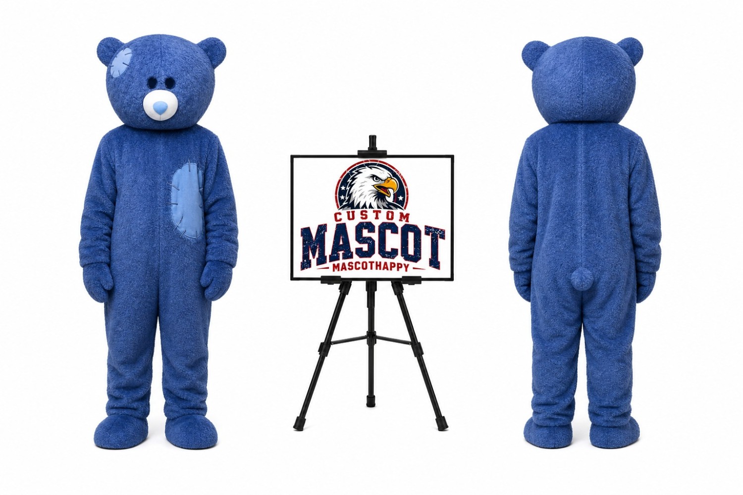 Beggar Bear Mascot Costume for Easter Events Beggar Bear Mascot Costume for Easter Events