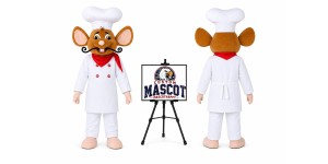 Adult Mouse Chef Mascot Costume for Food Events Adult Mouse Chef Mascot Costume for Food Events
