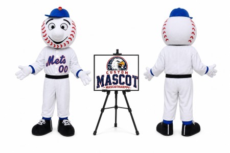 Adult Mr Met Mascot Costume