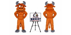 Adult Muscle Bull Mascot Costume Adult Muscle Bull Mascot Costume