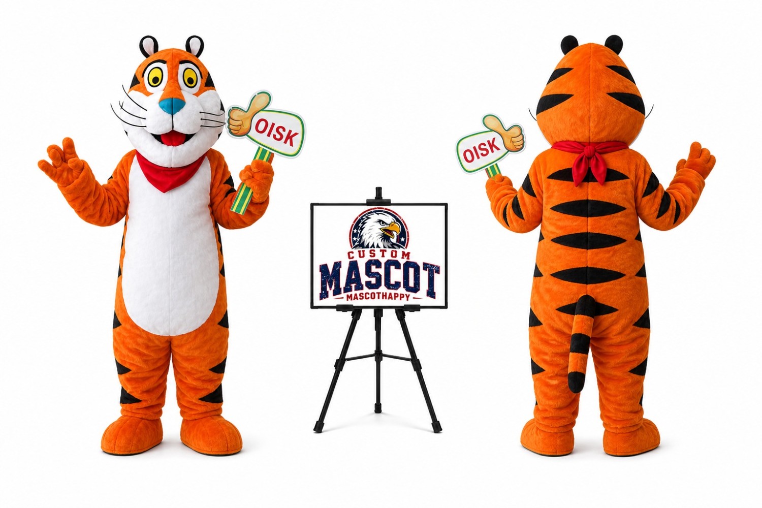Bengal Tiger Mascot Costume Bengal Tiger Mascot Costume