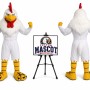 Adult Muscle Chicken Rooster Mascot Costume