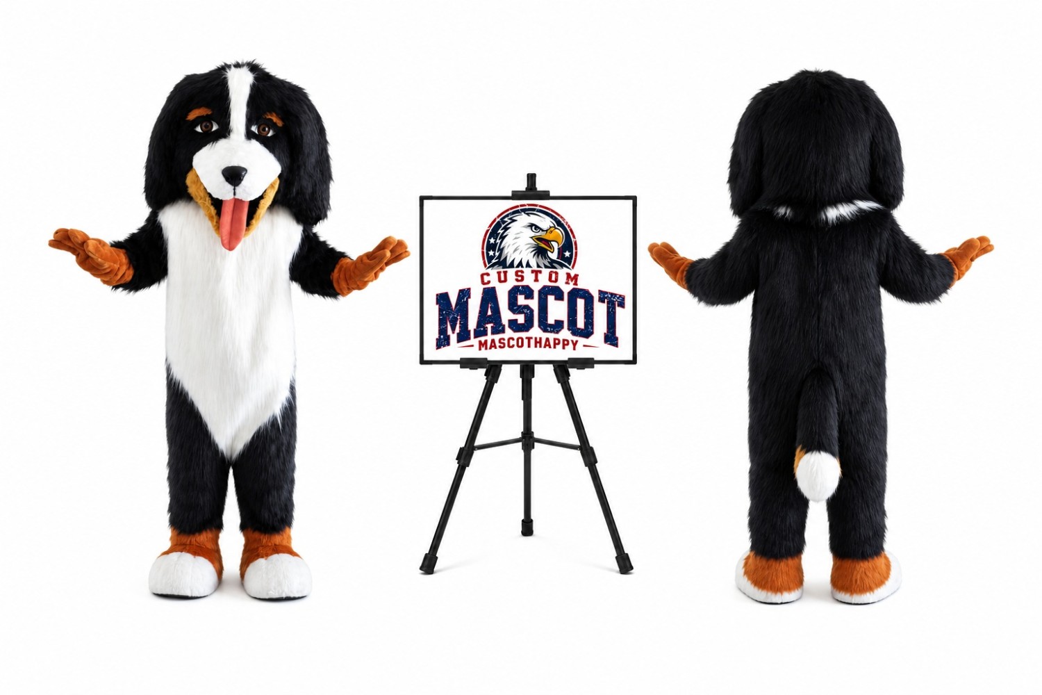 Bernese Mountain Dog Mascot Costume Bernese Mountain Dog Mascot Costume