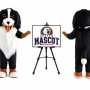 Bernese Mountain Dog Mascot Costume