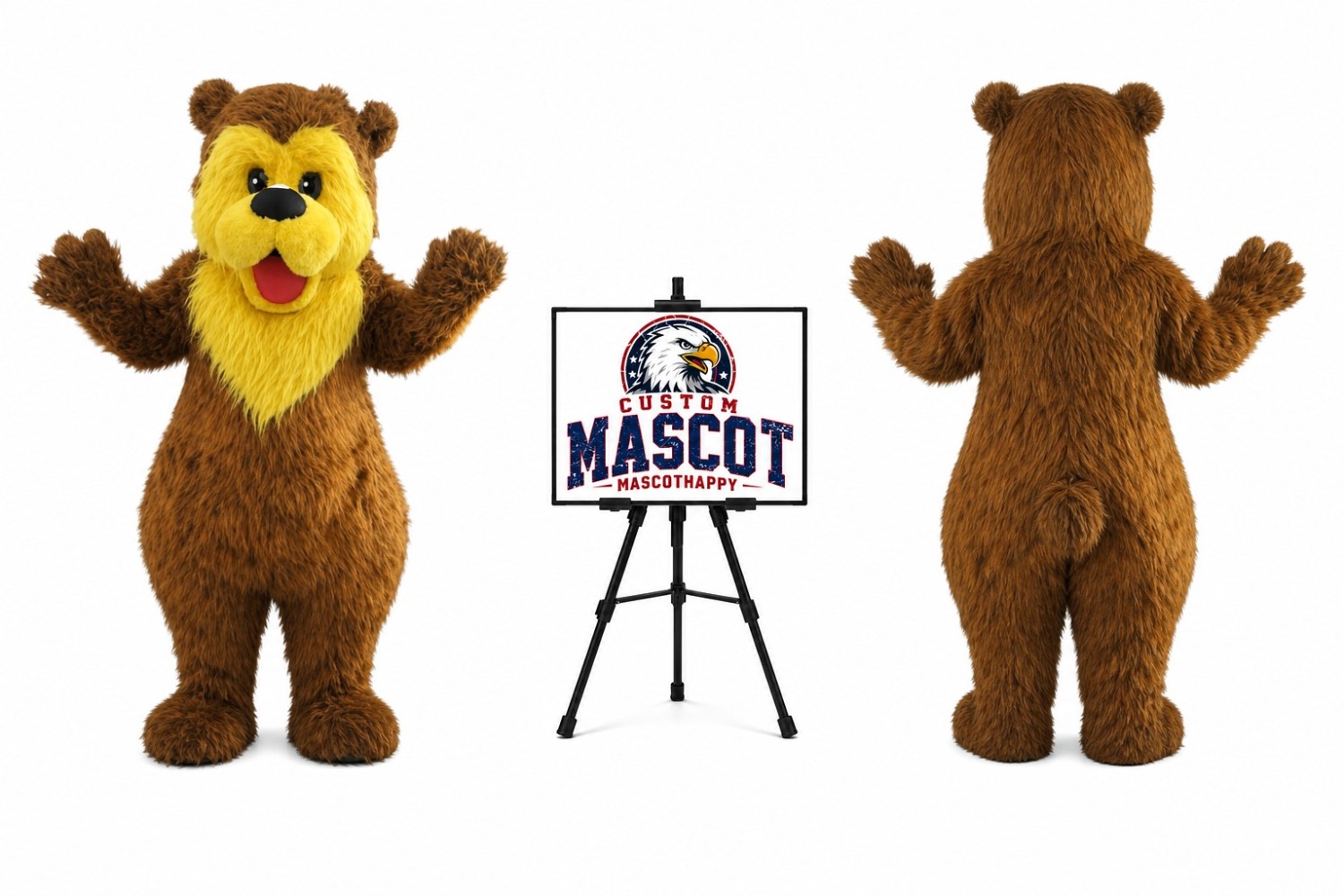 Big Bear Mascot Costume Big Bear Mascot Costume