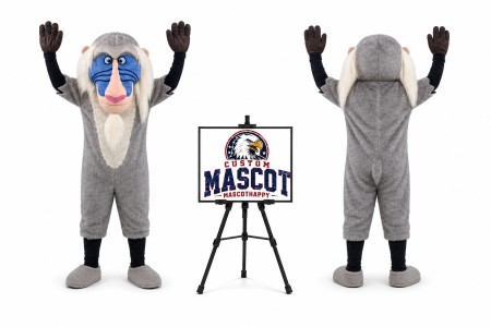 Adult Old Monkey Mascot Costume