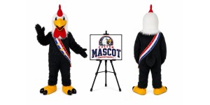 Big Cock Chicken Cartoon Mascot Costume Big Cock Chicken Cartoon Mascot Costume
