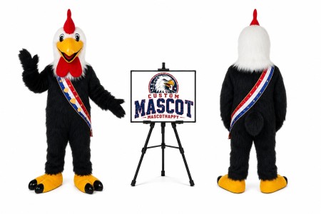 Big Cock Chicken Cartoon Mascot Costume