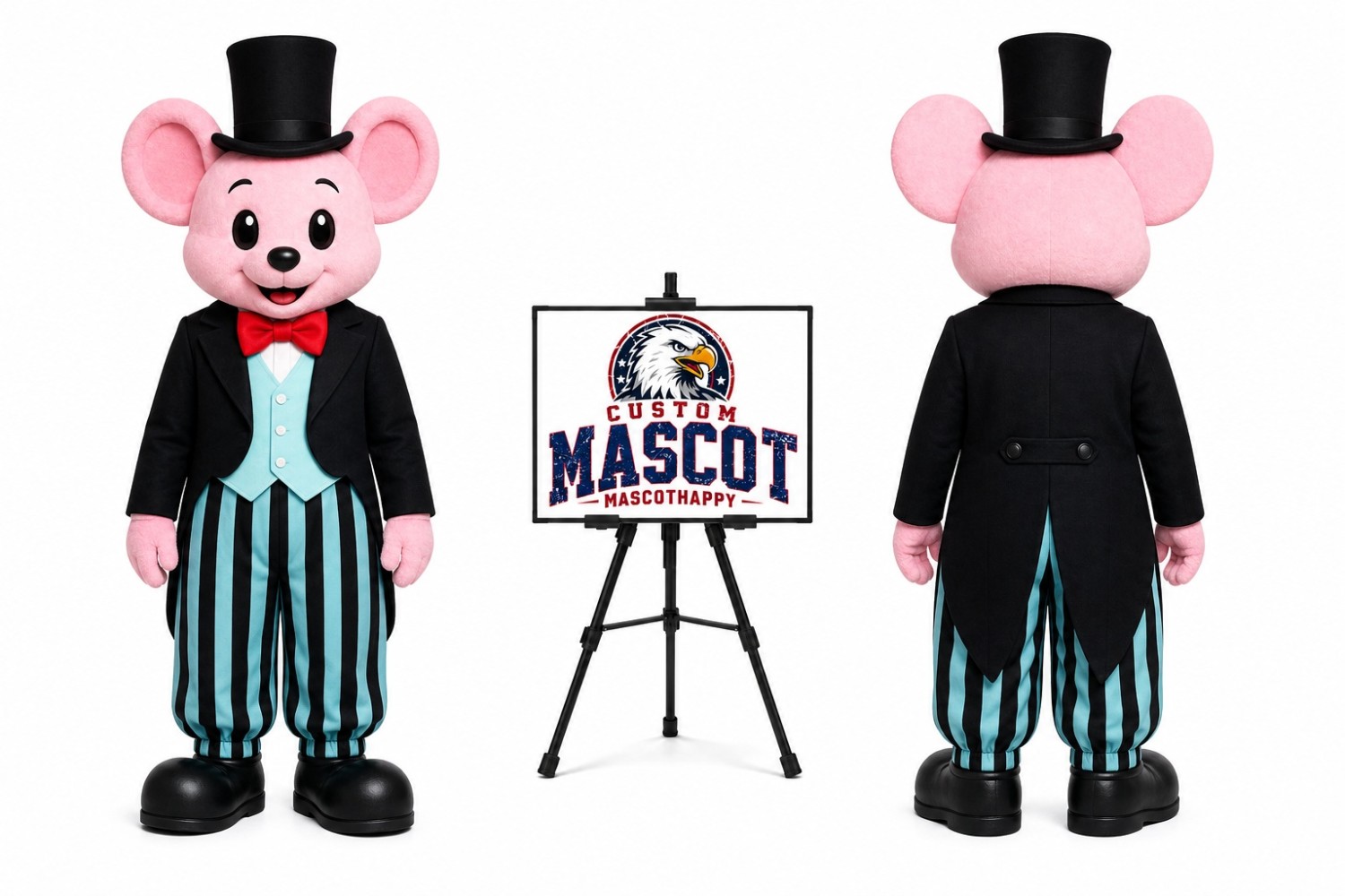 Big Ear Mouse Mascot Costume Big Ear Mouse Mascot Costume