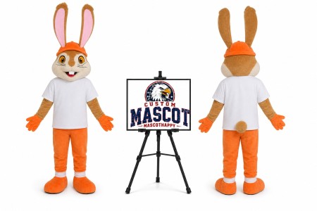 Adult Rabbit Mascot Costume for Easter Events