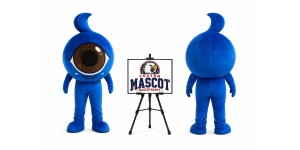 Big Eye Mascot Costume Big Eye Mascot Costume