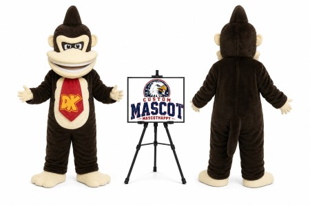 Adult Orangutan Monkey Mascot Costume