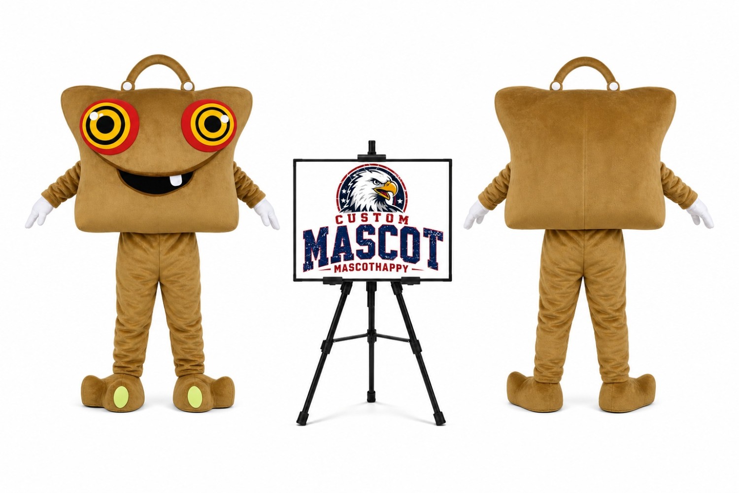 Big Eyes Handbag Mascot Costume Big Eyes Handbag Mascot Costume
