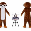 Adult Otter Mascot Costume