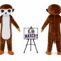 Adult Otter Mascot Costume