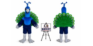 Adult Peacock Mascot Costume Adult Peacock Mascot Costume