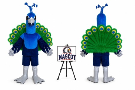 Adult Peacock Mascot Costume