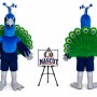 Adult Peacock Mascot Costume