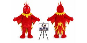 Adult Phoenix Mascot Costume Adult Phoenix Mascot Costume