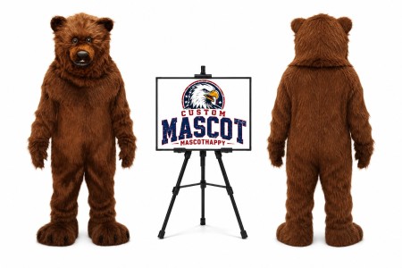 Big Grizzly Bear Mascot Costume