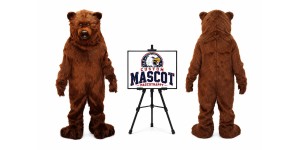 Big Grizzly Bear Mascot Costume Big Grizzly Bear Mascot Costume