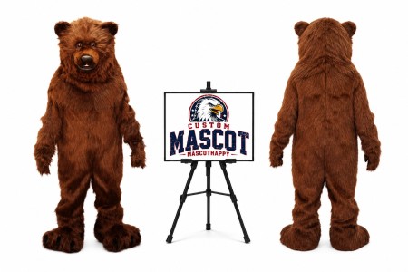Big Grizzly Bear Mascot Costume