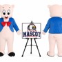 Adult Pig Mascot Costume