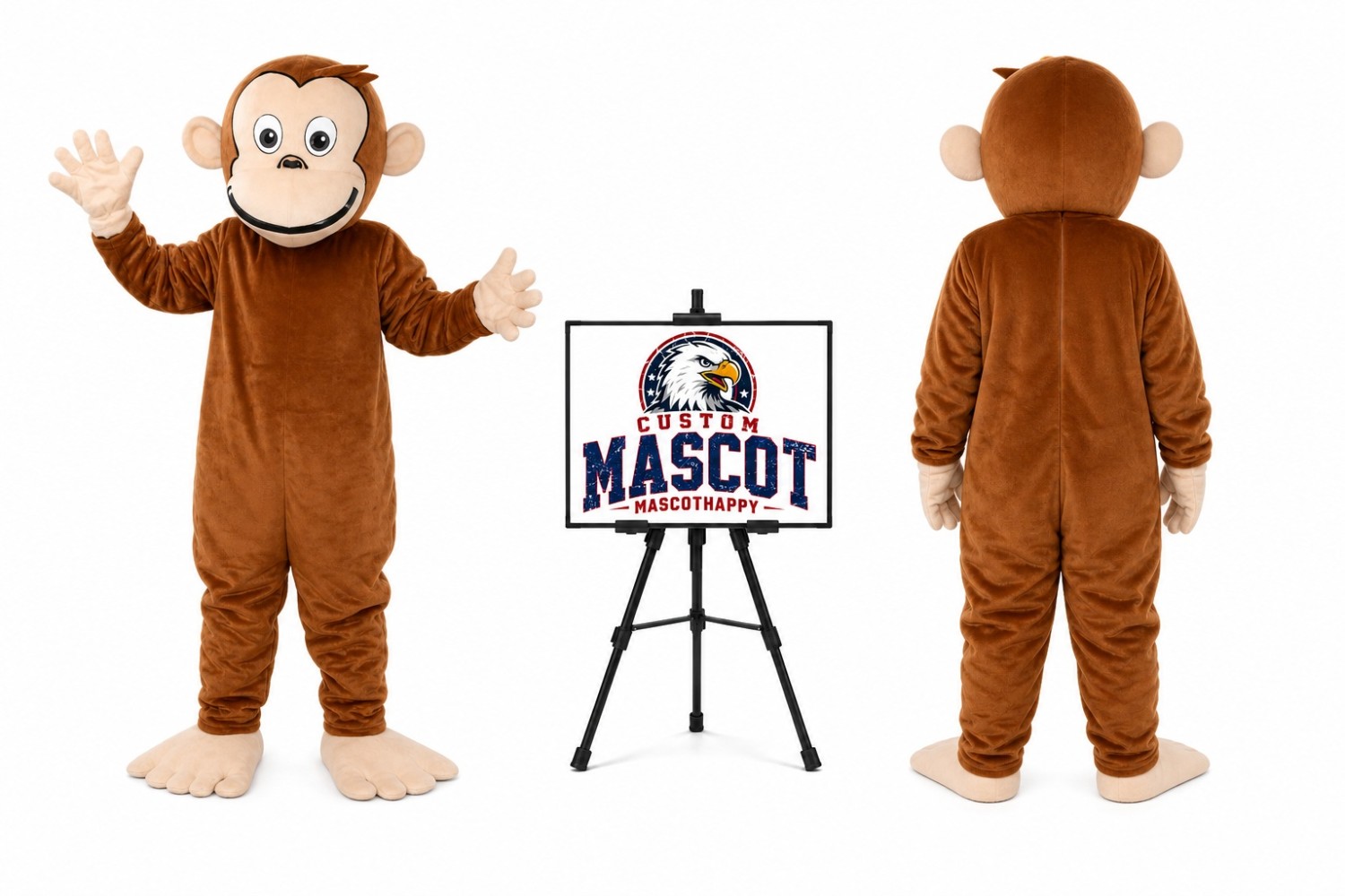 Big Monkey Mascot Costume Big Monkey Mascot Costume