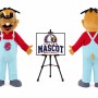 Big Mouth Dog Mascot Costume