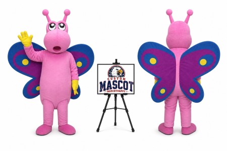 Adult Butterfly Mascot Costume