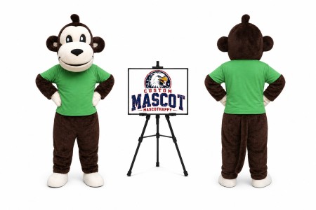 Big Mouth Monkey Mascot Costume