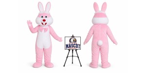 Adult Easter Bunny Rabbit Mascot Costume for Easter Events Adult Easter Bunny Rabbit Mascot Costume for Easter Events